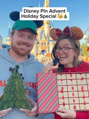 Opening the Disney Trading Pins Advent Calendar 🎅🏼✨ Thank you to @jacobkelleyofficial @sylviagetzpinz @gopinpro @WDW Kevin for tagging along with our holiday fun 🤗 @Disney Parks #disneyworld #waltdisneyworld #magickingdom #epcot #animalkingdom #hollywoodstudios #disneysprings #pintrading #disneypintrading #disneypins #orlando #orlandoflorida #centralflorida #themepark #themeparks #disneyparks #adventcalendar 