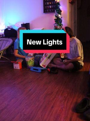 Definitely going to have to get more of these! Wait till the end to see them up close #autismmom #autismparents  #autismhome #autismfamily #autismlevel3 #autismchristmas #sensorylights #christmas2024 