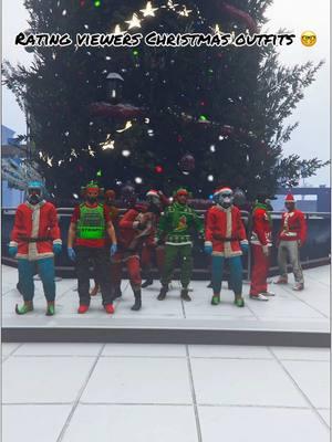 Rating viewers GTA Christmas outfits #gta #gtaonline #gtachristmasoutfit #ratings #xboxseriesx #newgen 