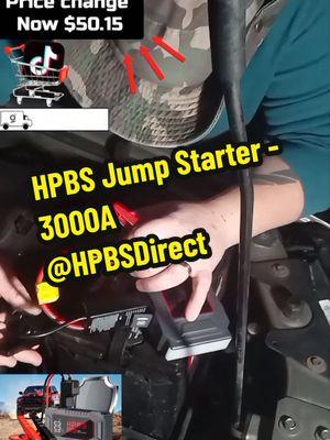 HPBS Jump Starter - 3000A this jump starter is a must have to have in your vehicle  @HPBSDirect  #HPBS #jumpstater #3in1jumpstater #jumperbox #booster #boosterbox #TikTokShop #newyear #endoftheyear #christmas #fyp #johnboyscreepycontent416 