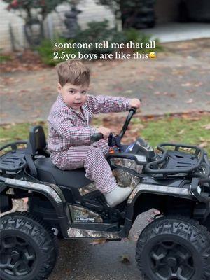 If this is how he acts on a battery operated one, just imagine him on a gas powered one😅😅😅 Found this 4wheeler at @TractorSupply and knew he’d be obsessed!! 🤩 #toddlersoftiktok #toddlerboy #boymom #outdoorlife #christmas #merrychristmas #present #fourwheeler #4wheeler @Scott Smith @Jenny Caballero Smith 