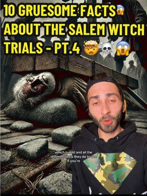 Replying to @Hummingbird 10 gruesome facts about the Salem witch trials - pt.4 ☠️😱🤯 #history #salemwitchtrials #weirdfacts #historytok  