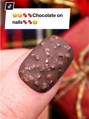 😋😋🍫🍫chocolate on nails😋😋🍫🍫#nails #nailart #nailideas #nailtrends #easynailart #diynails #chocolate #chocolatenails #nailinspo #nailtutorial #naillove #nailbeginner #nailtechlife #fory #foryourpage #fyppppppppppppppppppppppp #christmas #christmasnail #saviland #savilandnails 