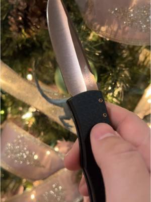 Hidden Release Auto Pocket Knife #knifecollection #knifecollectors #knifelife #knives #pocketknivesdaily #pocketknifepics  #knifetok #edcknife #knivesoftiktok #christmas 