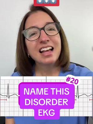 Time for Name this disorder 20! Watch as Cathy provide clues and see if you can name this disorder!⁠ Leave your answer in the comments! #ekginterpretation #NTD #namethisdisorder #ekg #NurseEducator #NursingStudent⁠ #Nurse #cathyclues ⁠ #NCLEX #NursingSchool 