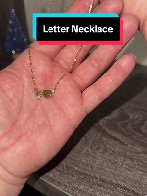 #necklace #letternecklace #giftideas #TikTokShop #TikTokShopHolidayHaul #fypシ 