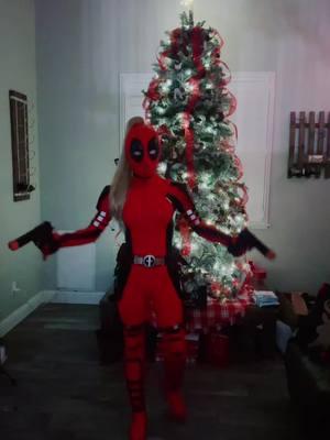 ⚠️fake weapons!!⚠️ This suit is WARM.  #ladydeadpool #ladyd #deadpool #deadpoolwolverine #deadpoolmarvel #marvel #marvelstudios #marvelcomics #lady #deadpoolvariant #foryoupage #fyp #foryou #nsync #superhero #explorepage 