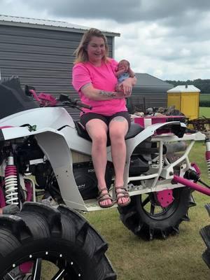 lol Brooks got to meet bougie before heading to its new owner #canam #mudlife #bountybike 