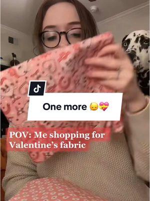 #onthisday Is it too early to start talking about Valentine’s Day? 🤭 Valentine’s fabric is my WEAKNESS and I already have my eye on a few patterns 🙂‍↕️🌹💝 #SmallBusiness #shopsmall #smallbiz #smallbusinessowner #smallbizowner #smallbusinesshumor #smallbizhumor #sewingtiktok #sewingforyoupage #sewinghumor 