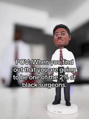 Striving to encourage young Black boys to join the 2% of Black surgeons…so we don’t have to stay at 2%.  Such an honor to be finishing up training to join the fold! Encouraging others along the way! 🕺🏾 #WhiteCoatEnergy #Premedmotivation #encouragement #nigerian #naija #RepresentationMatters #BlackBoyJoy