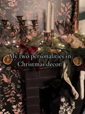 The two holiday personalities #christmasdecor #victorianchristmas #nutcracker #darkdecor 