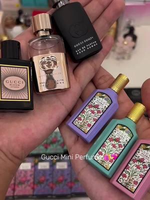 Gucci Mini Perfume 🛍️💖#allaboutscents #fragrance #myanmartiktok🇲🇲🇲🇲 #yangon #scents #burmesetiktok #ရေမွှေး #miniperfume #miniperfumecollection #miniperfumebottle 