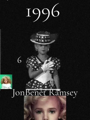 Replying to @Kamari Henry47 #CapCut JonBenét Patricia Ramsey (August 6, 1990 – December 26, 1996) was an American child beauty queen who was killed at age six in her family's home at 755 15th Street in Boulder, Colorado, on the night of December 25, 1996. Her body was found in the house's basement about seven hours after she had been reported missing. She had sustained a broken skull, and a garrote was tied around her neck. The autopsy report stated that JonBenét's official cause of death was "asphyxia by strangulation associated with craniocerebral trauma". Her death was ruled a homicide.  JonBenét Patricia Ramsey was born on August 6, 1990, in Atlanta, Georgia, the younger of two children of Patricia "Patsy" Ramsey (1956–2006) and John Bennett Ramsey (born 1943). She had an older brother named Burke (born 1987). JonBenét's first name combines her father's first and middle names, and her mother's first name was used as her middle name. Eyewitness: Scott Gibbons, a neighbor, claimed that around midnight, while looking from his kitchen window, he saw the upper kitchen of the Ramsey residence to be lit up with the lights on dim. she was awoken shortly after midnight by the sound of a child's scream coming from the Ramsey residence. Ransom: Patsy Ramsey reported that she found a two-and-a-half-page handwritten ransom note on the kitchen staircase in their home. The note demanded US$118,000 for JonBenét's return. The ransom note was unusually long. The Federal Bureau of Investigation (FBI) told the police that it was very unusual for such a note to be written at the crime scene. The police believed that the note was staged, because it did not have any fingerprints except for Patsy's and authorities who had handled it.  The only people known to be in the house on the night of JonBenét's death were her immediate family: Patsy and John Ramsey and their son Burke.  They started their search in the basement. John opened the latched door which Officer French had overlooked; his daughter's body lay in one of the rooms. When JonBenét was moved, the crime scene was further contaminated.  The Boulder police initially suspected that a long handwritten ransom note that was reportedly found in the home had been written by Patsy, and that the note and the appearance of JonBenét's body had been staged by Patsy and her husband, John, to cover up the killing.  In 1999, the police and district attorney (DA) both said that JonBenét's brother Burke, who was nine years old at the time of her death, was not a suspect. In 2003, trace DNA taken from JonBenét's clothes was found to belong to an unknown male; each family member's DNA had been excluded from this match. The DA sent the Ramseys a letter of apology in 2008, declaring the family was "completely cleared" by the DNA results. The autopsy revealed that JonBenét was killed by strangulation and a skull fracture. The official cause of death was "asphyxia by strangulation associated with craniocerebral trauma." And more…. Two Theories: There are two primary theories about JonBenét's death. According to the family-member theory, JonBenét was killed by one or more family members. On the intruder theory, an intruder committed the crime. 🕊️🥀JonBenét's body was found on December 26, 1996, in her family's Boulder residence. She was buried at St. James Episcopal Cemetery in Marietta, Georgia, on December 31. JonBenét was interred next to her half-sister Elizabeth Pasch Ramsey, who had died in a car crash nearly five years earlier at age 22. #jonbenetramsey #famouscase #beautypageant #jonbenet  #famousdeaths🥀  #december25th  