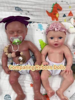 Which one do you prefer?#siliconebabydolls #siliconedoll #silicone #fullsiliconebaby #siliconebaby #siliconebabydoll #siliconereborn #babesidereview #babeside #babydolls #fakebaby #blackbaby #reborncommunity #reborndoll