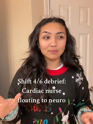 Where are my neuro girls at? What makes you love neuro? Bc I couldn’t do it - my first time floating there! 🧠😶‍🌫️ - #nurse #uglysweater #nursevlog #neuronurse #neuro #medsurg #medical #neuroicu #icu #nursingstudent #newnurse #cardiacnurse #cardiac #floatnurse #floatpoolnurse #rapidresponse #afib 