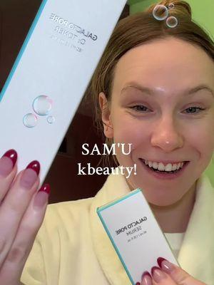 🫧 O2 in your toner?! 🫧 #hwahae #sam_u #samu_beauty #galactopore #poreserum #o2toner #kbeauty #heyheyitsbrittany #microinfluencer @samu_official 