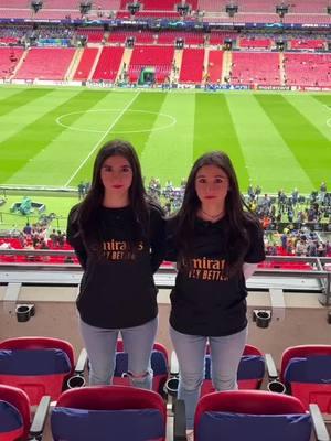 Lo hicimos al aventón jaja, que bonito es el estadio Wembley 🏟️ #ArayFer #Estadio #Wembely #ChampionsLeague #Final #cancha #grass #pasto #asientos #zona #futbol #football #stadi