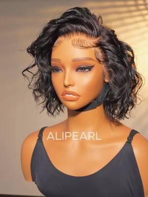 🥰🎀 Classy hair will NEVER go out of style!#beauty #wigtok #wig #wiginstall #hairchioce #hairstyle #fyp #alipearlhair #hairtutorial #hairlinecheck #hair #sliky #smooth #beautytips #hdlacewig #shorthair #classichairstyle #curly #curls #classic #trend #wig #bobo