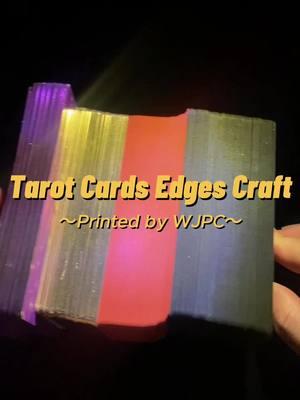 Tarot Cards Edges Craft #wjpc #wjpccards #customcards #cardfactory #cymkprint #cardmanufacturer #cardcraft #tarotcards #tarotdeck #tarot #gildededges 