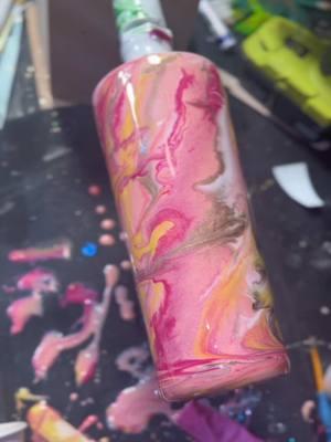 #meoky #resincup #resintumbler #marbletumbler #pinkandyellow #foru 