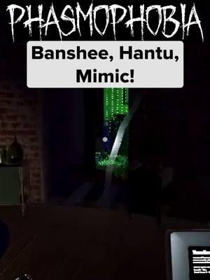 It's a banshee, hantu, mimic! This mimic pretended to be a banshee with a scream on the parabolic during a ghost hunt and even tried to be a hantu #phasmophobia #fyp #phasmophobiagame #horror #funny