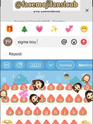 Unlock fun with facemoji keyboard😃😃😃#fyp #HowTo #Tutorial #Emoji #Commentary #TextArt #Trending #Viral #TechGadgets #fun #sigmaboy 