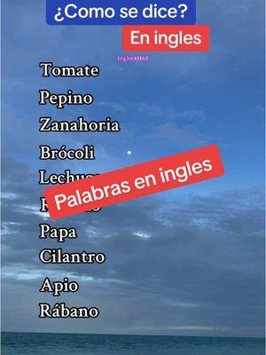 Palabras en ingles #ingles #inglesfacil #inglesrapido #ingles48168 #inglesamericano 