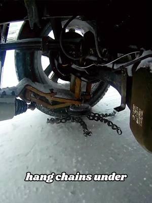 Have you ever seen fully automatic snow chains #us #knowledge #snowchains 