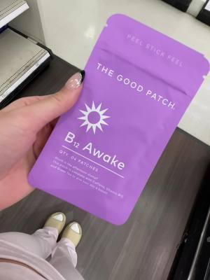 These patches are such an easy & fun gift to give away❄️💜 @The Good Patch  #thegoodpatchpartner #B12awakepatch #energysupport #boostenergy #thegoodpatch #target #christmas #fyp 