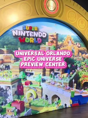 Come with me to Universal Orlando’s Epic Universe’s Preview Center 🌎 #epicuniverse #universalorlando #ministryofmagic #darkuniverse #supernintendoworld #universalepicuniverse #travelagent