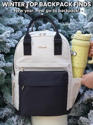 Hate running out of space? Enjoy spacious and smart storage. 🎒 Delicated laptop compartment!Winter's Must-Have Backpacks!💖     #TikTokShopYearEndSale #winterfinds #laptopbag #travelbag #overnightbag #schoolbag #lovevook #girly #fyp #bags #2in1 #fyp #backpack 