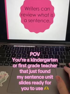 If you teach kindergarten or first grade, my sentence unit is perfect to use to review after winter break!!!!! #kindergartenwriting #writinginkindergarten #firstgradewriting #writinginfirstgrade #kindergarten #kindergartenteacher #firstgrade #firstgradeteacher 