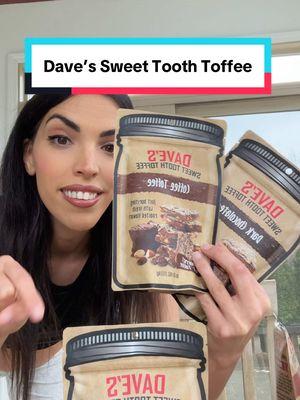 My FAVORITE toffee and its different from what you normally think of as a toffee! This is crisp and almost cookie like than super hard and sticky. Get all the flavors I use some as gifts as some for me🤭💖 #toffee  #davessweettoothtoffee #candyreview #snackreview #davessweettoothtoffee #snack 