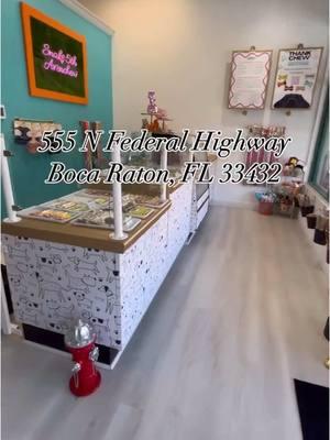 We just opened the brand new dog bakery in Boca Raton, Florida!! Located right across from Mizner Park! We make all Doggie Cakes and Cookies right here, on-site, and also offer a variety of toys, natural chews, supplements, accessories, gifts and more! Stop in and say hi! We can't wait to meet you and your pup! •Wholesale Available 📍555 N. Federal Hwy, Boca Raton, FL 33432 #snaks5thavenchew #dogboutique #dogtreats #dogstore #bocaraton 