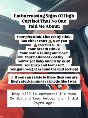 Is this you?? Can you relate?? Did you know that having elevated cortisol levels your  body will be in  fight or flight  mode.  #howtosleep #cortisolmodulator #guthealthtips #holstichealing #naturalsolutions #bettersleep #plantmedicine #anxietyrelief #anxietytips #loweringcortisol #howtofixcortisol #stresshormonesandweightloss #bettersleep #sleepbetter #cortisolimbalance #naturalmedicine #naturalsolutions #healthjourney #cortisollevels #cortisolregulation #holisticliving #gut #cortisol #highcortisol #highcortisolhelp #cortisollevels #cortisolimbalance #hormones #stress #stresshormones #holistichealth #holsitichealing #cortisollevels #cortisolimbalance #momsover30 #momsover40 #fyp #foryoupage #holisticliving #holisticwellness #holistichealingly fat #holistichealing #holistichealth #MentalHealthAwareness #MentalHealth #mentalhealthjourney #stubornbellyfat #cortisol #cortisollevels #adrenalfatigue #cortisol #naturalmedicine 