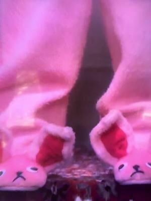 My 2 pink nightmares! #christmastraditions #pinknightmare #derangedeasterbunny #christmasmovie 