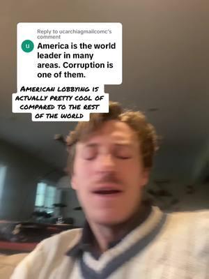 Replying to @ucarchiagmailcomc one thing I love about the United States compared to all other countries, especially Italy is that corruption is another form of lobbying, however, compared to the rest of the world it is public. You can see where the money is going, and that money is taxed well in Italy for example, it’s shady. You don’t know what’s happening. It cannot help you to foresee the futureand that money is under the table not text #Lobbying #Corruption #TheBeautyOfLobbying.