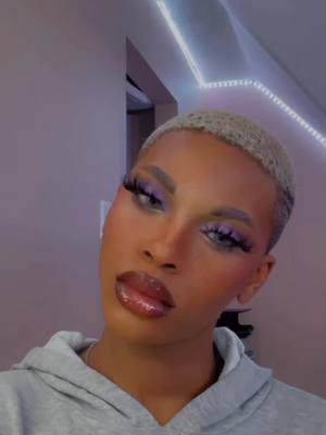 you see the glow, you feel the vibe @J̷a̷e̷ ̷  (he/him/she/her) is giving us the kind of glam that screams main character energy! 💜✨ products used: 'face it' shade 90 'define it' brows on point 'cover it' shades 04, 07 & 09 'paint it' in purple reign 'gloss it' in glossy #threadbeauty #targetfinds #targetbeauty #targetbrand #makeup #makeupbrand #makeupfinds #beautybrand #beautylover