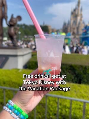 If you book a Tokyo Disney Resort Vacation Package, you get unlimited free drinks! This includes specialty beverages, soft drinks, coffee, and tea. This was one of the best perks! #tokyodisneyland #tokyodisneysea #tokyodisneyresort #disneyparks #disneyfood #disneyeat #fypシ #disney #fantasysprings #disneyland #disneysea #disneyvacationpackage 