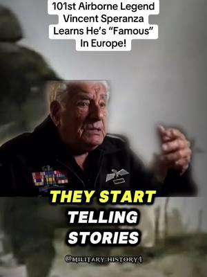 101st Airborne Division Veteran, Vincent Speranza, learns that he is famous in Europe from his actions during the Battle of the Bulge #WWII #veteran #vincentsperanza #militaryhistory #101stairborne  