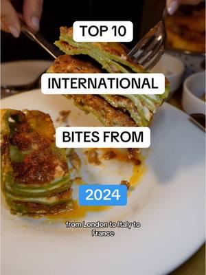 TOP 10 INTERNATIONAL BITES OF 2024!! Guides are live for sale on our website #travel #london #paris #italy #florence #londonfood #florencefood #parisfood #sistersnacking 