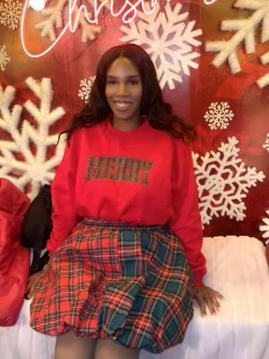 💕 Thanks Major Babe @teneaheadllc for rocking your Major Pieces for the holidays!  🎄Plaid Merry Shirt 🎄Be Merry Skirt 🎄Tap In Curvy Jeans 🎄Shiva Sheer Top  #majorpiecesboutique #christmaspjs  #merrychristmas #friendship #memphisboutique #winterfashion #nyeoutfit  #birthdayoutfit #graphictees #familytime #merrychristmas #happyholidays 