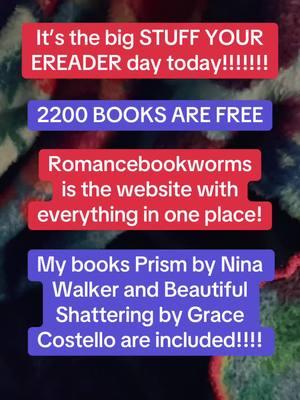 YAY!! I am sooooo excited about this event! It’s finally here. I haven’t put Prism to free in YEARS and I’ve never done it with Beautiful Shattering. All you need is an ereader or the kindle app. Go to the website to search by genre or vibe, or go directly to Amazon for my books. Happy Reading!!! This event is 12/26 only but my stuff will be free for a few days. ❤️#stuffyourkindleday #authorsoftiktok #BookTok #readergifts #freebooks 