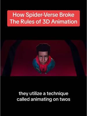 The 2nd and 3rd ways might change 3D animation forever. How many times have you watched this movie? I might be on double digits now. Earlier this year, I had a video pop off about Hobie Brown, a.k.a. Spider-Punk, and how he moves on a different frame rate than the other characters. I decided to take this and make a full video deep dive into what else Spider-Verse does differently. I hope Disney Animation takes notes, because its animation style pales compared to the groundbreaking techniques that Sony Animation used. #spiderverse #acrossthespiderverse #spiderpunk #animation #spiderman #marvel #marveltok #animator 