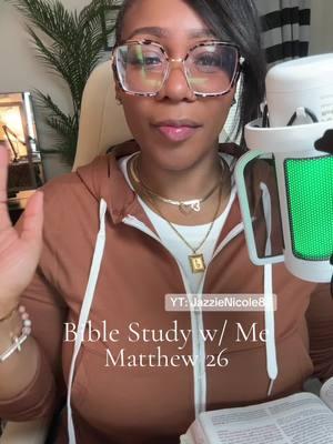 Good morning!  Let’s discuss Matthew Chapter 26 for today's #matthewbiblestudy 📖🙏🏾 Here is a brief overview of the resources used: ✨ Women's Study Bible (NKJV): 🔗 in bio via Amazon storefront ✨ Life Application Bible (NIV): 🔗 in bio via Amazon storefront ✨YouVersion Bible app (Various translations available)  #BibleChallenge #30DayChallenge #BibleReadingPlan #BookOfMatthew #FaithJourney #SpiritualGrowth #DailyScripture #ChristianTikTok #BibleStudy #GrowInFaith #FaithGoals