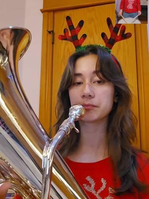 Merry Christmas! what even is time anyways #euphonium #baritone #tuba #trombone #music #christmas #christmasmusic 