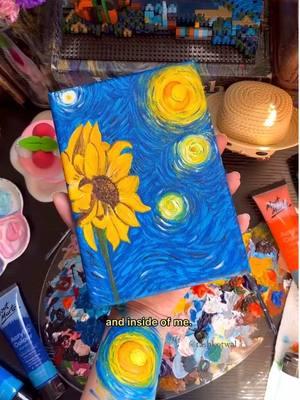 What’s your first artistic goal for the year?🎨✨ Make learning to paint your 2024 resolution and unlock your inner artist as @Natasha did! #vangoghinspired #vangoghart #vangogh 