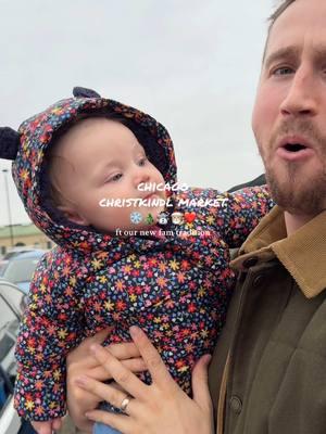 Let’s go to the Chicago German Market! What are your favorite family traditions? Always looking to add more! #christkindlmarkt #christkindlmarketchicago #familytradition #momanddad #firstchristmas #christmasinchicago #firsttimemom #fyp 