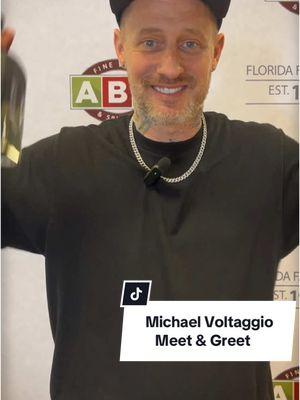 Does this count "as phone eats first"? Michael Voltaggio, Michelin star chef & founding partner of Marcado 28 Tequila, visited the ABC in Oviedo! 5 stars to everyone who stopped by. 🧑‍🍳🍋‍🟩    Don't worry foodies, we've got some signed bottles of Marcado 28 still available for purchase, while supplies last. 👇   📍 ABC Fine Wine & Spirits | 801 Oviedo Mall Boulevard, Oviedo, FL 32765   #tequila #newtequila #tequilalover #michaelvoltaggio #michelinstar #foodnetwork #topchef #tattoo #reposado #blanco #abcfinewinespirits #alwaysbecelebrating #meetandgreet #oviedo #oviedofl #ovideoflorida #floridaevents #celebrityspotting #signedbottles #fyp 