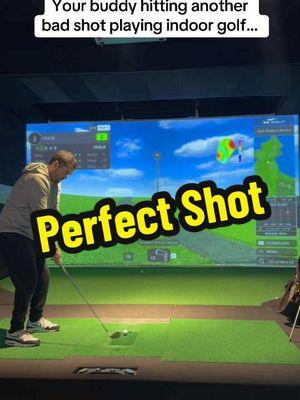 Everytime… #SimGolf #IndoorGolf #SimulatorGolf #GolfHumor #GolfComedy #Golfer #Golf 